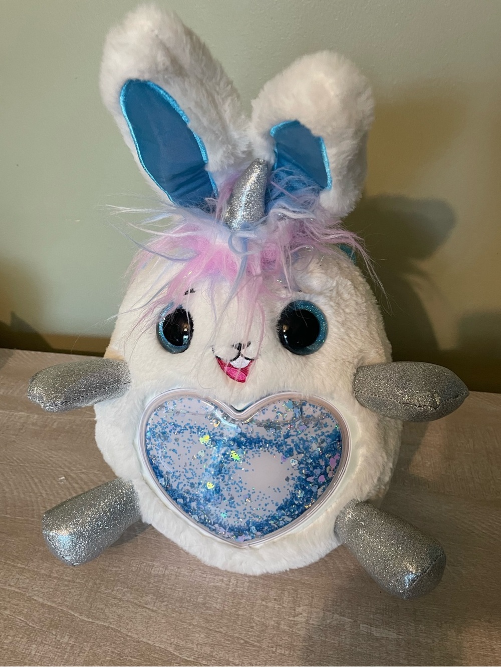 Zuru Rainbocorns Fairycorn Sequin Surprise Ultra Rare Blue Bunny series 4 plush
